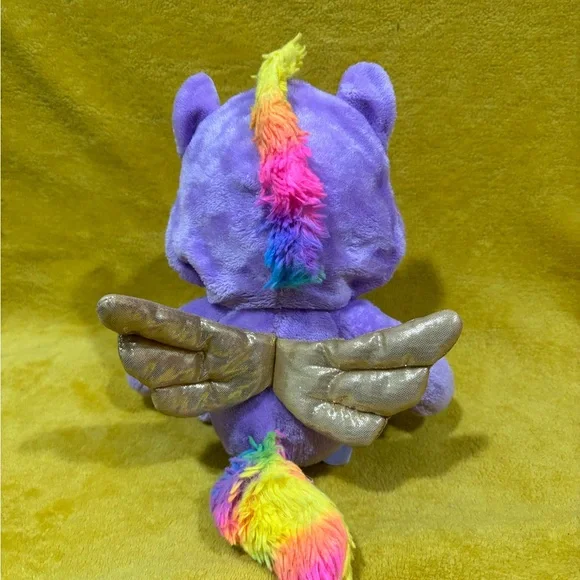 Care Bears Plush with Purple and Rainbow Heart - Picture 5 of 6